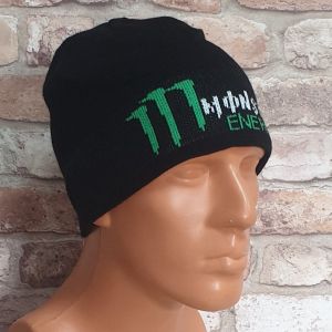 Зимна шапка MONSTER със зелено лого