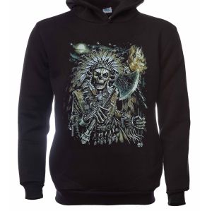 Детски суитшърт Скелет с брадва