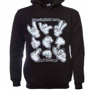 Детски суитшърт Пръстчета - International Code..No Problem