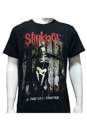 Мъжка тениска на музикалната група SLIPKNOT -  The Gray Chapter, С Гръб