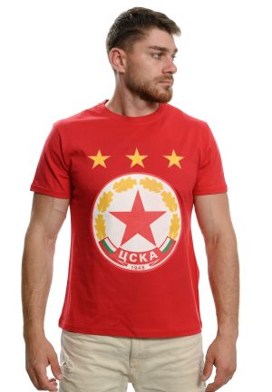 Мъжка тениска на футболния отбор ЦСКА