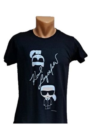Мъжка тениска с дигитален печат Karl Lagerfeld