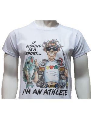 Мъжка тениска Рибар - I'M AN ATHLETE
