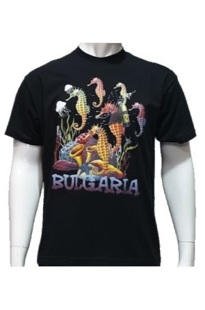 Мъжка тениска Морски Кончета - Морско дъно