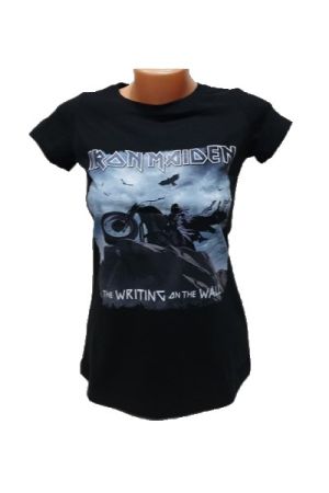 Дамска тениска на музикалната група IRON MAIDEN - The Writing on the Wall