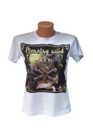 Дамска тениска на музикалната група Running wild - Rogues en Vogue
