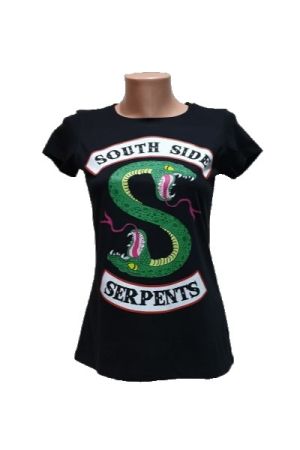 Дамска тениска на сериалът Ривърдейл (Riverdale) - Southside serpents