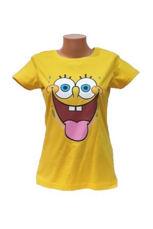 Дамска тениска Спондж Боб, Спондж Боб Квадратни гащи, SpongeBob