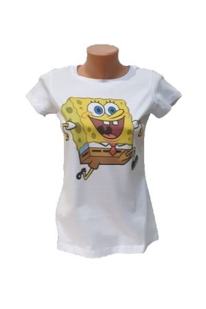 Дамска тениска Спондж Боб Гъба, SpongeBob