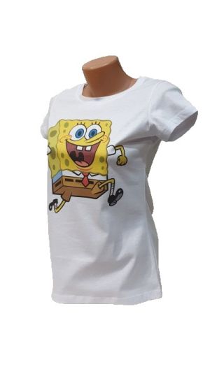 Дамска тениска Спондж Боб Гъба, SpongeBob