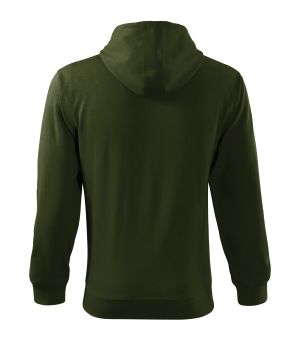 Мъжки суитшърт с ЦИП и качулка