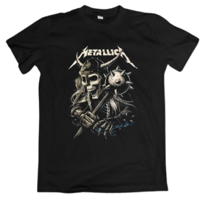 Мъжка тениска на музикалната група METALLICA - Viking Skull