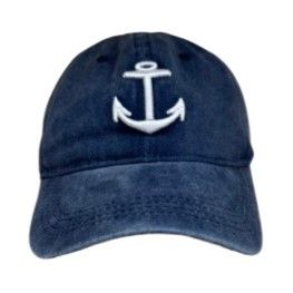 Шапка с козирка с Котва , тип дънкова , Унисекс