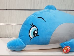 Голям плюшен делфин, 90см 