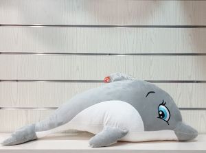 Голям плюшен делфин, 90см 