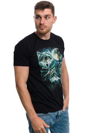 Мъжка тениска Три вълка, Серия вълци