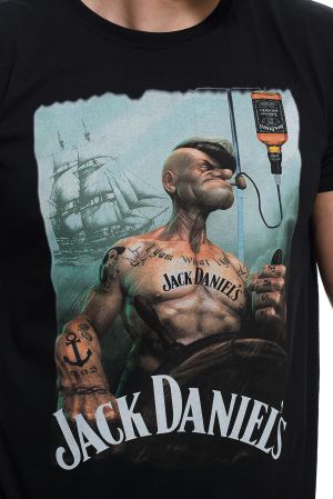 Мъжка тениска Попай Моряка - Jack Daniel's