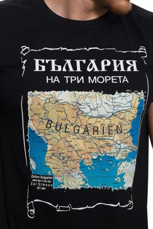 Мъжка тениска България на Три Морета, Карта