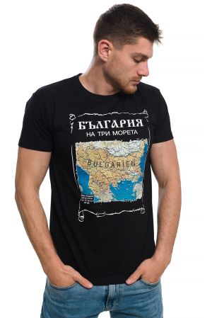 Мъжка тениска България на Три Морета, Карта