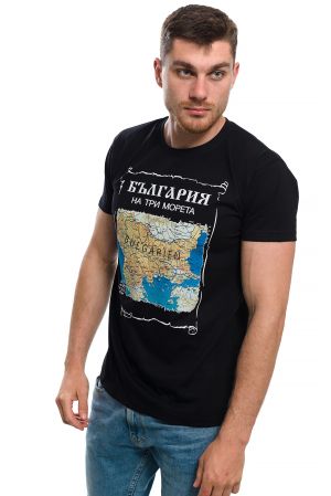 Мъжка тениска България на Три Морета, Карта