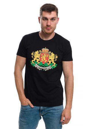Мъжка тениска с Герб на България