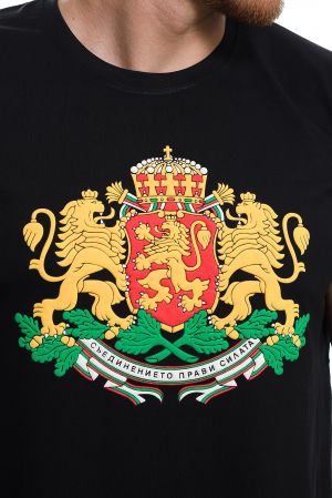 Мъжка тениска с Герб на България