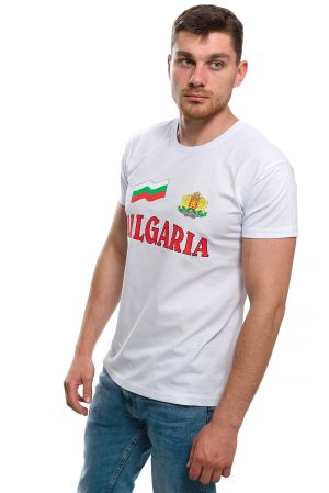 Мъжка тениска България, Герб и Знаме