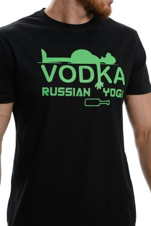 Мъжка тениска VODKA Russian yoga