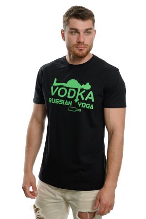 Мъжка тениска VODKA Russian yoga