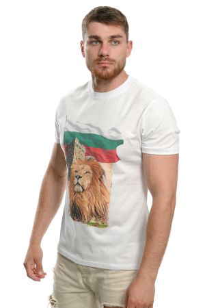 Мъжка тениска със Символите на България 