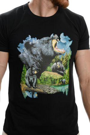 Мъжка тениска с Мечка