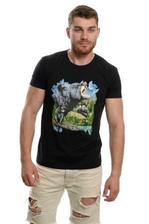 Мъжка тениска с Мечка