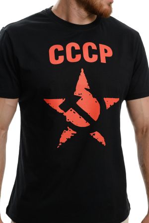 Мъжка тениска СССР - Петолъчка, Русия