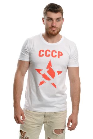 Мъжка тениска СССР - Петолъчка, Русия