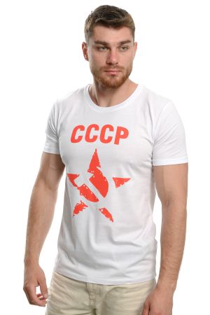 Мъжка тениска СССР - Петолъчка, Русия