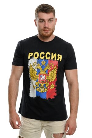 Мъжка тениска Герб на Русия