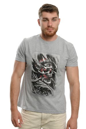 Мъжка тениска с 3D Череп (Скелет)