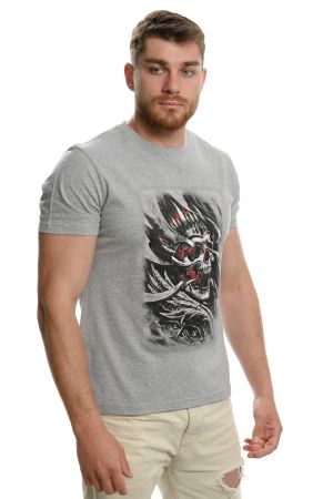 Мъжка тениска с 3D Череп (Скелет)