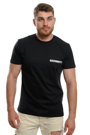 Мъжка тениска SECURITY, Печат Отпред и на Гърба