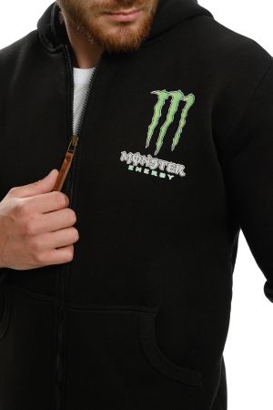 Мъжки суитшърт  С ЦИП Monster - Energy Drink