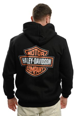 Мъжки суитшърт  С ЦИП с логото на Харли Дейвидсън (Harley Davidson)