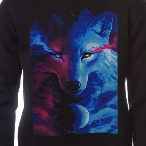 Мъжки суитшърт Вълк - GALAXY WOLF, Серия вълци