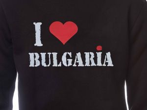 Мъжки суитшърт I Love Bulgaria, България