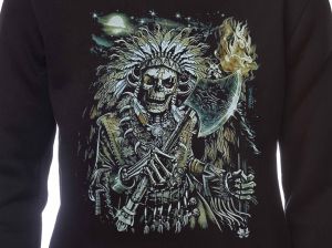 Мъжки суитшърт Скелет с брадва