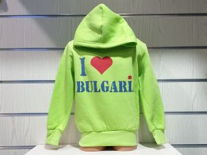 Детски суитшърт I Love Bulgaria, България