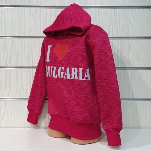 Детски суитшърт I Love Bulgaria, България
