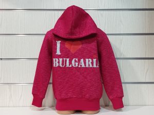 Детски суитшърт I Love Bulgaria, България