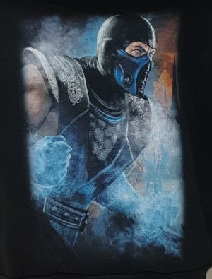 Детски суитшърт с героя от Mortal Kombat - Sub Zero (Суб Зиро), MK