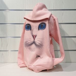Детски суитшърт 3D Котка със Сини Очи
