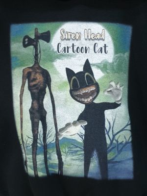 Детски суитшърт SIREN HEAD CARTOON CAT